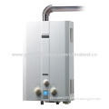 Gas Water Heater with Water-controlled Automatic Ignition and Anti-wind Flow-back Device